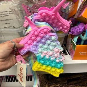 EXCLUSIVE SHOW PRICE Cat & Jack Multicolor Unicorn Pop It Bag
